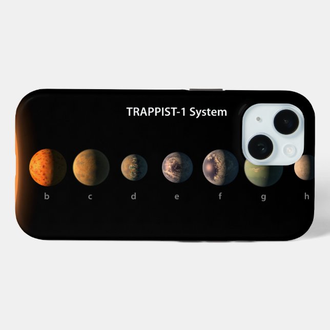 What Trappist-1's Seven Planets Might Look Like. Case-Mate iPhone Case (Back (Horizontal))