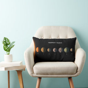 What Trappist-1's Seven Planets Might Look Like. Lumbar Pillow