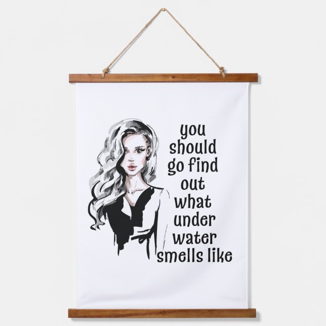 What Underwater Smells like Hanging Tapestry (Front)