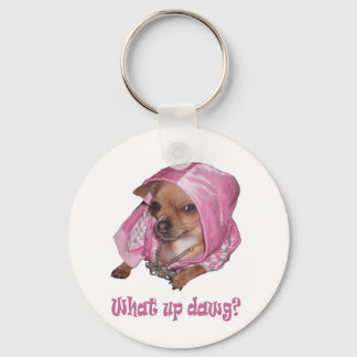 What up dawg keychain