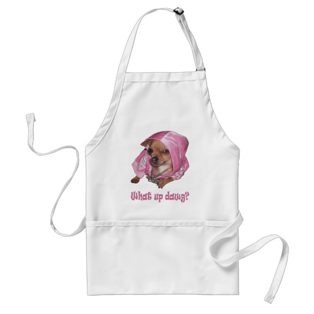What up dawg standard apron (Front)