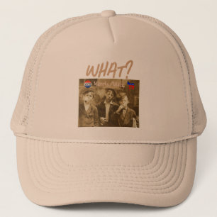 What? Vote Harris/Walz Trucker Hat