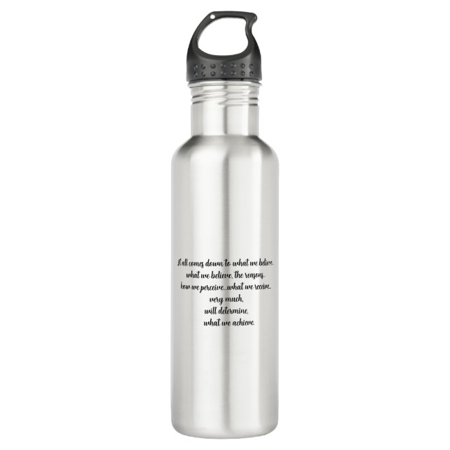 What We Believe Water Bottle (Front)