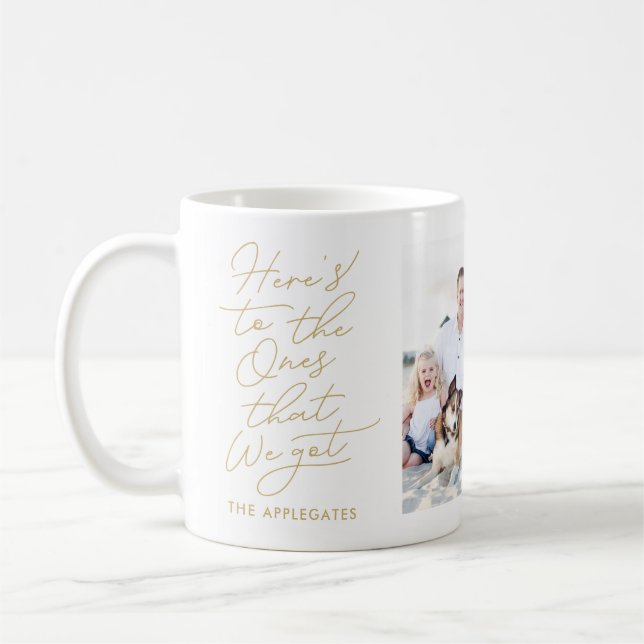 What We Got EDITABLE COLOR Custom Photo Mug (Left)