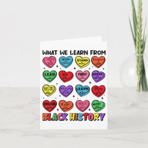 What We Learn From Black History Juneteenth Melani Card