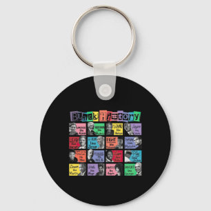 What We Learn From Black History Sticker  Keychain