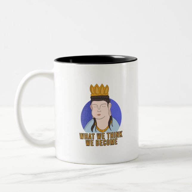 What We Think We Become Two-Tone Coffee Mug (Left)