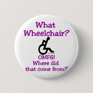 What Wheelchair 2 Inch Round Button