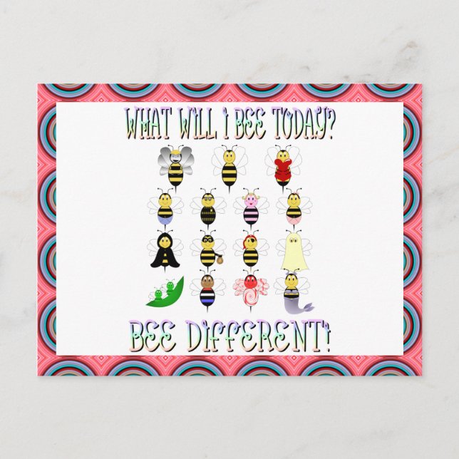 What Will I Bee Today Postcard (Front)