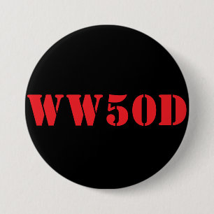 What Would 50 Do? 3 Inch Round Button
