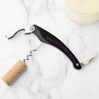 What would Bacchus do? Wine corkscrew 