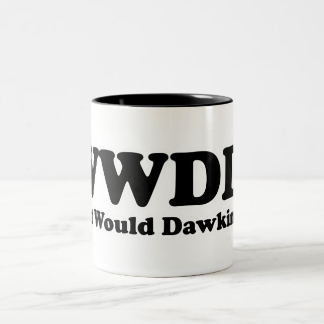 What would Dawkins Do? Two-Tone Coffee Mug (Center)