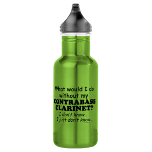 What Would I Do, Contrabass Clarinet 532 Ml Water Bottle