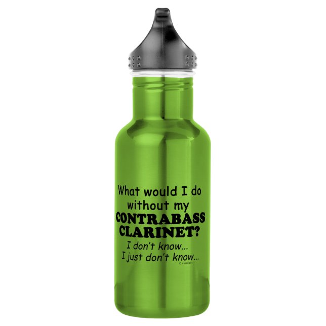 What Would I Do, Contrabass Clarinet 532 Ml Water Bottle (Right)