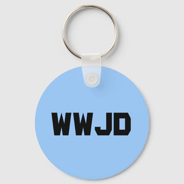 What Would Jesus Do Keychain (Front)