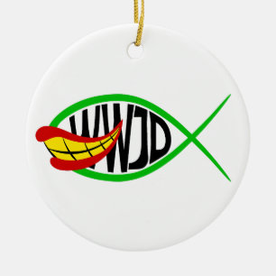 What Would Joker Do? Ceramic Ornament