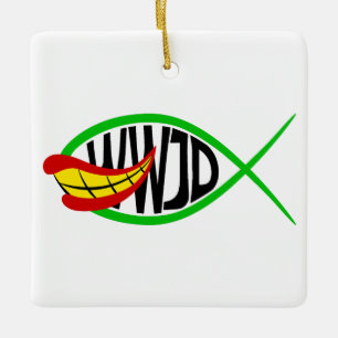 What Would Joker Do? Ceramic Ornament