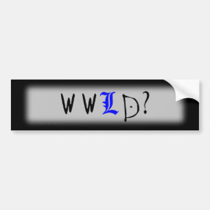 What Would L Do? Bumper Sticker