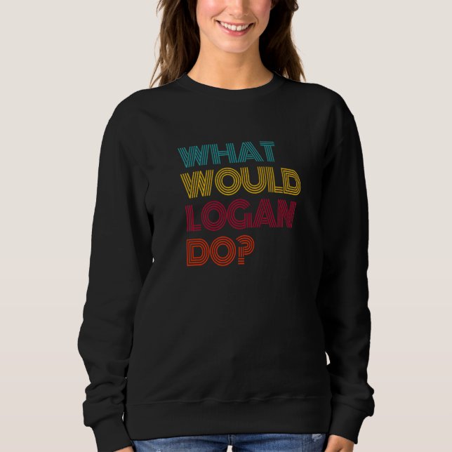 What Would Logan Do I Love Logan Premium Sweatshirt (Front)