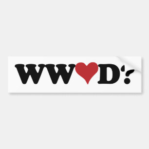 What Would Love do Bumper Sticker