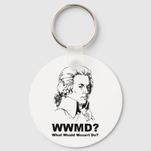 What Would Mozart Do Keychain