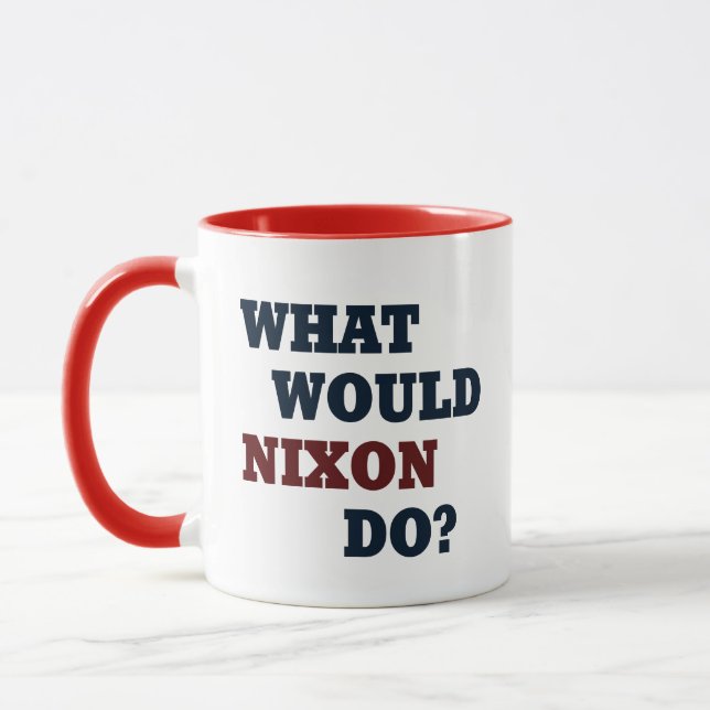 What Would Nixon Do? Mug (Left)