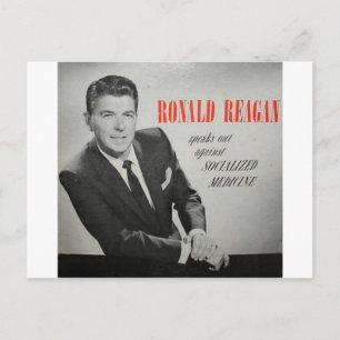 What would Reagan do? Postcard