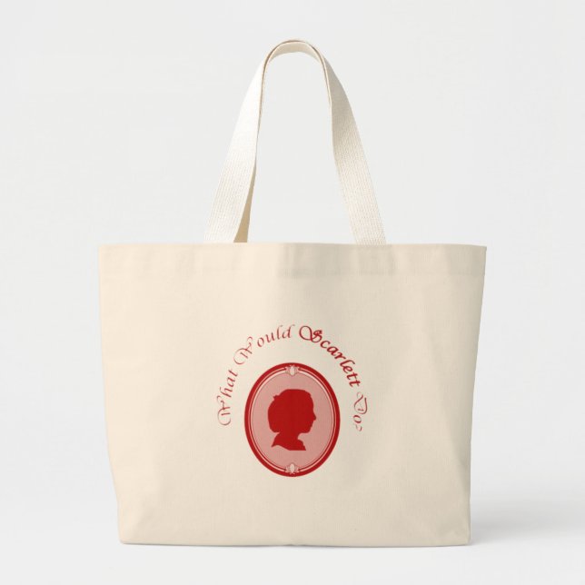 What Would Scarlett Do? Bag (in scarlet!) (Front)