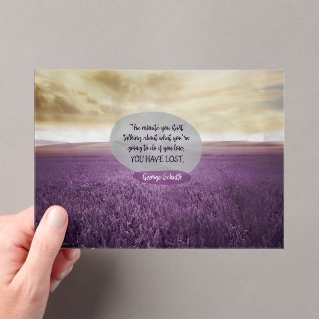 What You Are Going To Do Acrylic Invitations (Insitu (Handheld))