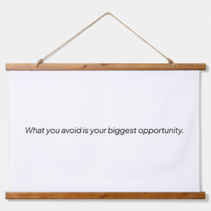 What You Avoid Wood Topped Wall Tapestry