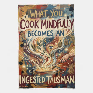 "What You Cook Mindfully Becomes an Ingested Talis Kitchen Towel