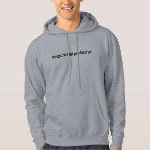 What You Deserve Men's Basic Hoodie