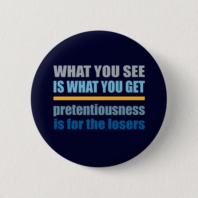 What You See Is What You Get button (Front)
