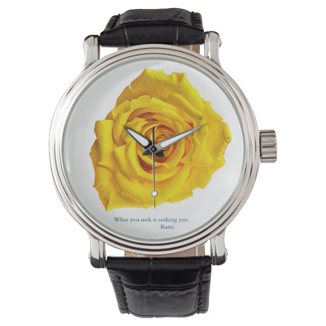 What you seek is seeking you. watch (Front)