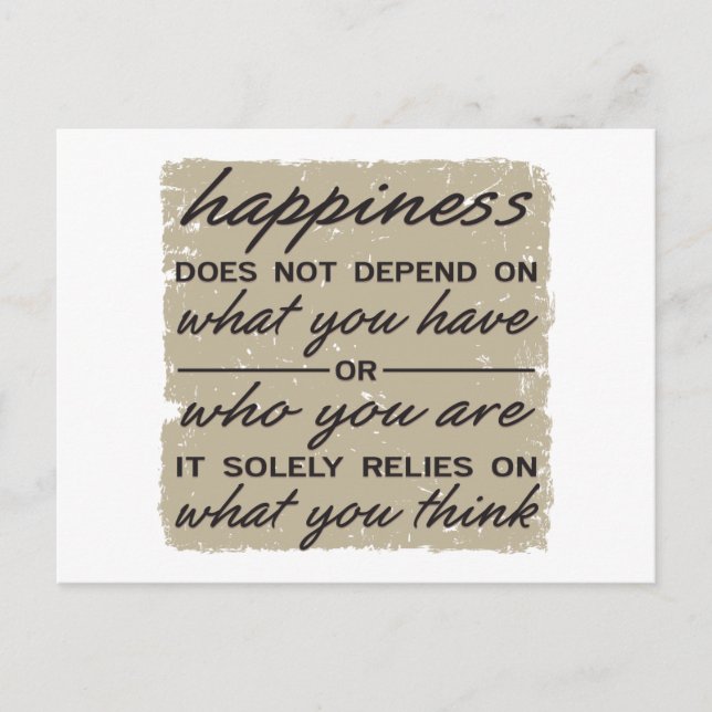 What You Think Postcard (Front)