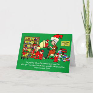 What? You thought it was elves? Holiday Card