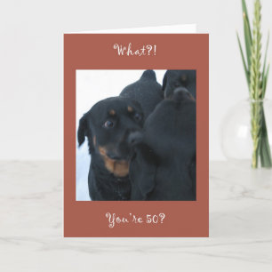 What? You're 50? card
