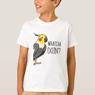 Whatcha Doin Parrot is Watching You T-Shirt