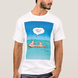 Whatcha Doing? Shipwreck Cartoon T-Shirt