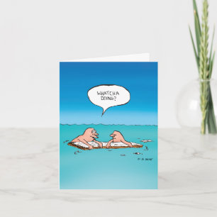 Whatcha Doing? - Thinking Of You Greeting Card
