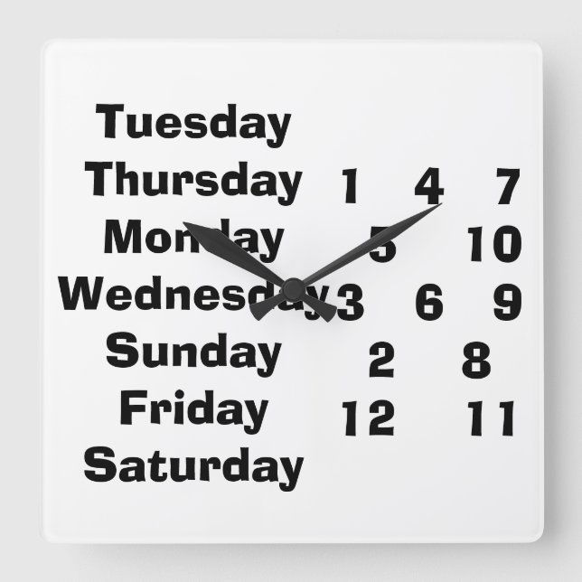 WHATEVER AND WHENEVER CLOCK FOR RETIREE/OTHERS (Front)