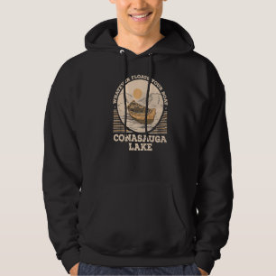Whatever Floats Your Boat Lake Conasauga Motivatio Hoodie