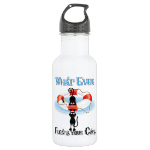 WhatEver Floats your Cats 2 532 Ml Water Bottle