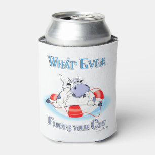 Whatever Floats Your Cow 3 Can Cooler