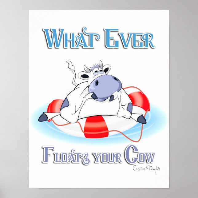Whatever Floats Your Cow 3 Poster (Front)