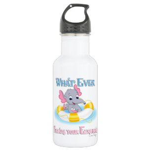 Whatever Floats Your Elephant 3 532 Ml Water Bottle