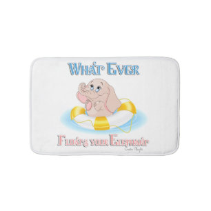 Whatever Floats Your Elephant 4 Bath Mat