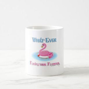 Whatever Floats Your Flamingo 2 Coffee Mug