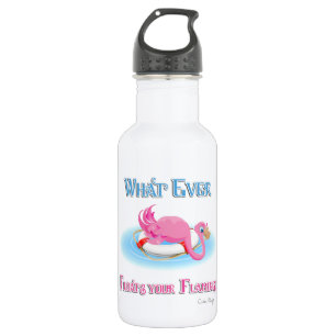 Whatever Floats Your Flamingo 3 532 Ml Water Bottle