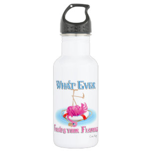 Whatever Floats Your Flamingo 532 Ml Water Bottle